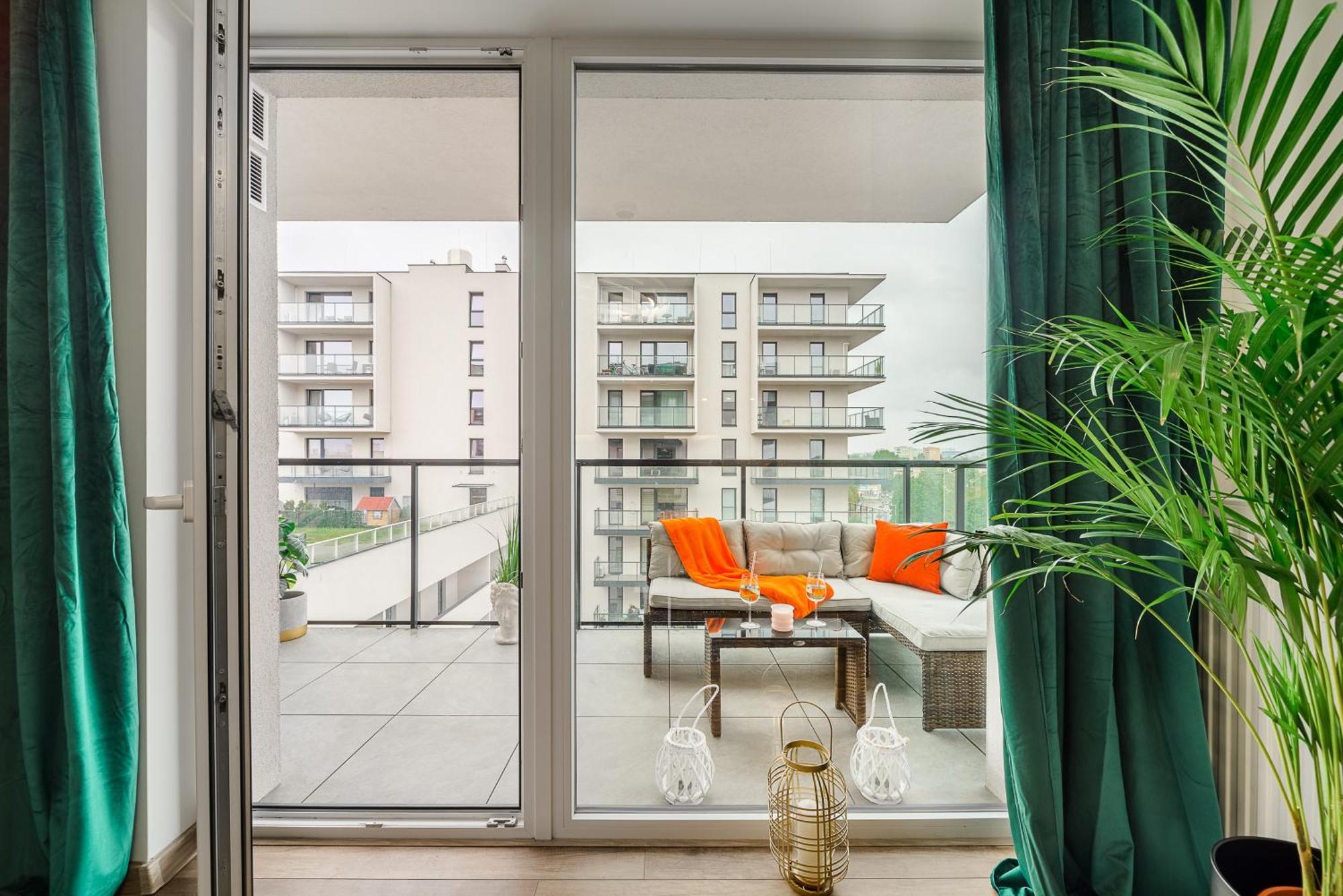 Lumina Stylish 3-Room Apart With Balcony Лодз Екстериор снимка