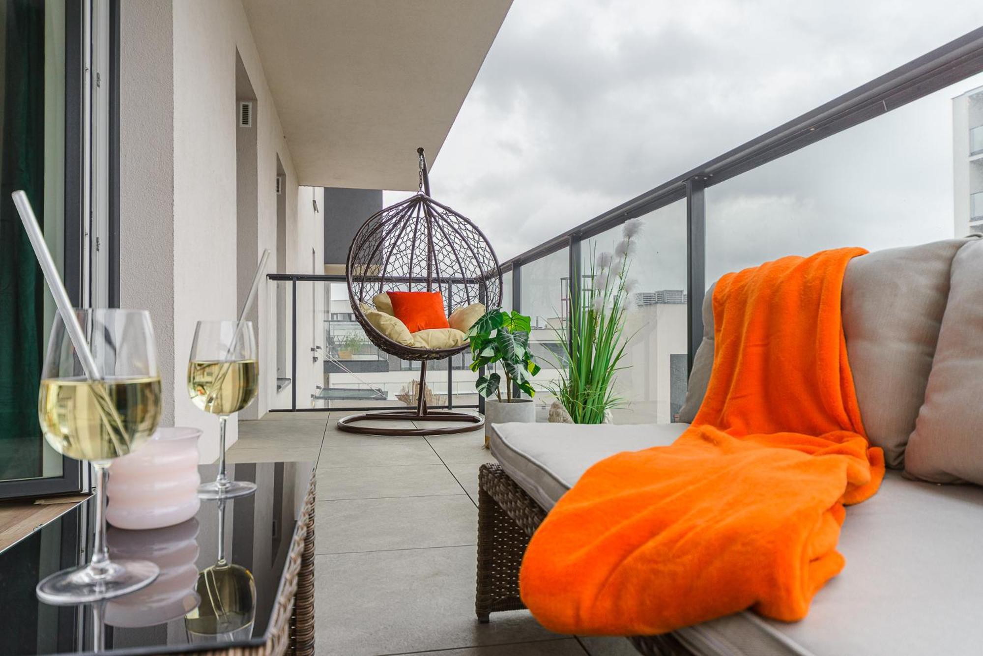 Lumina Stylish 3-Room Apart With Balcony Лодз Екстериор снимка
