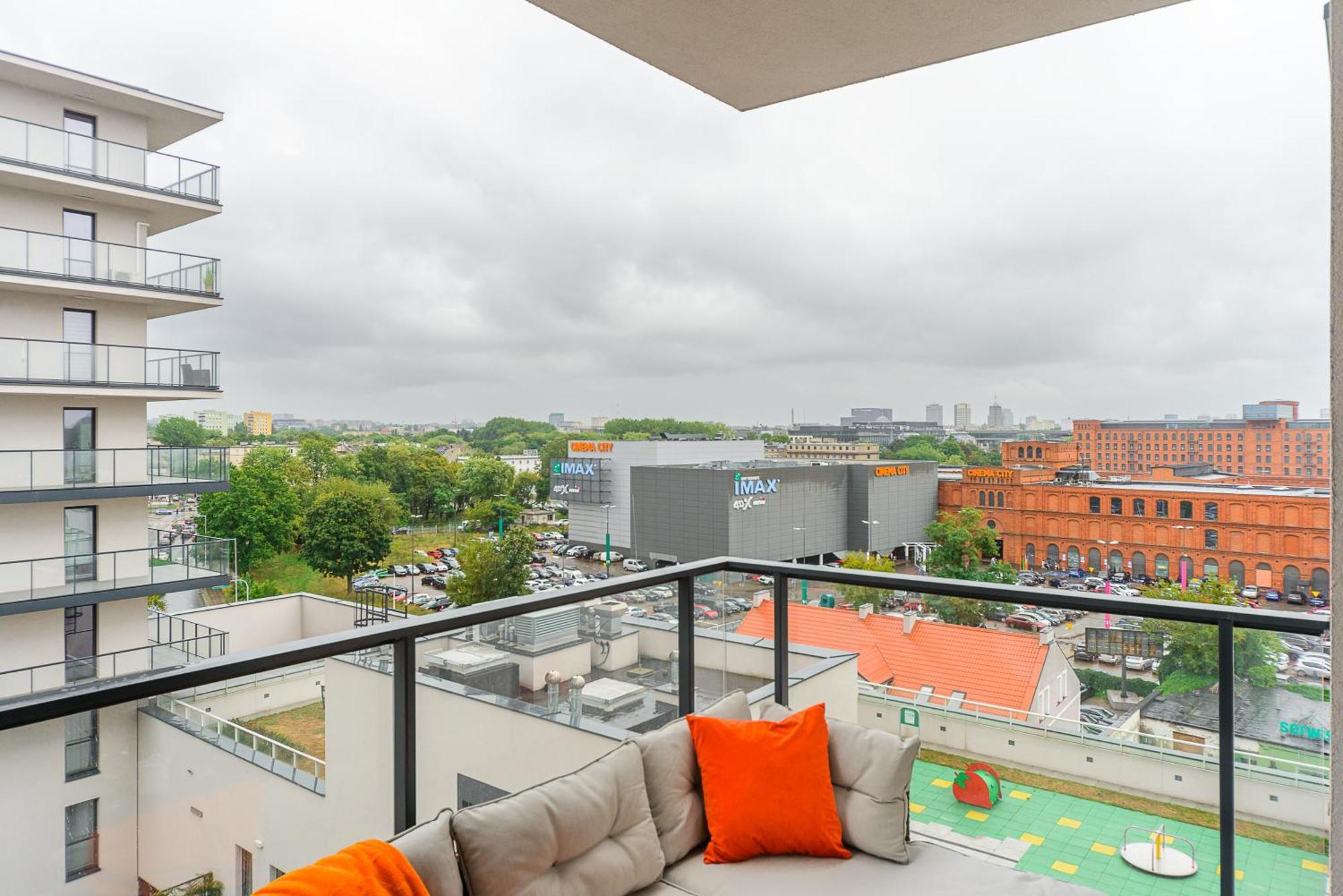 Lumina Stylish 3-Room Apart With Balcony Лодз Екстериор снимка