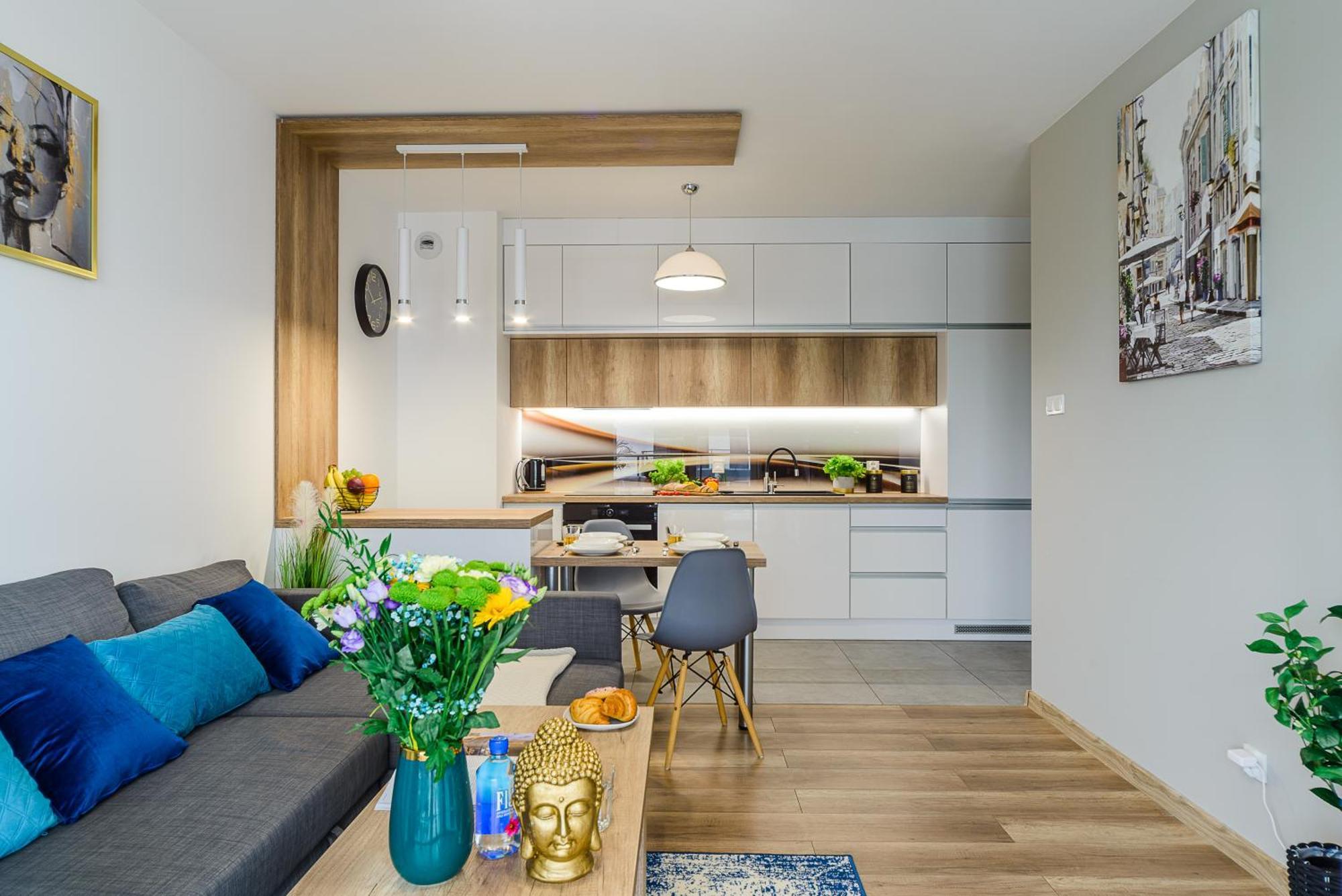 Lumina Stylish 3-Room Apart With Balcony Лодз Екстериор снимка