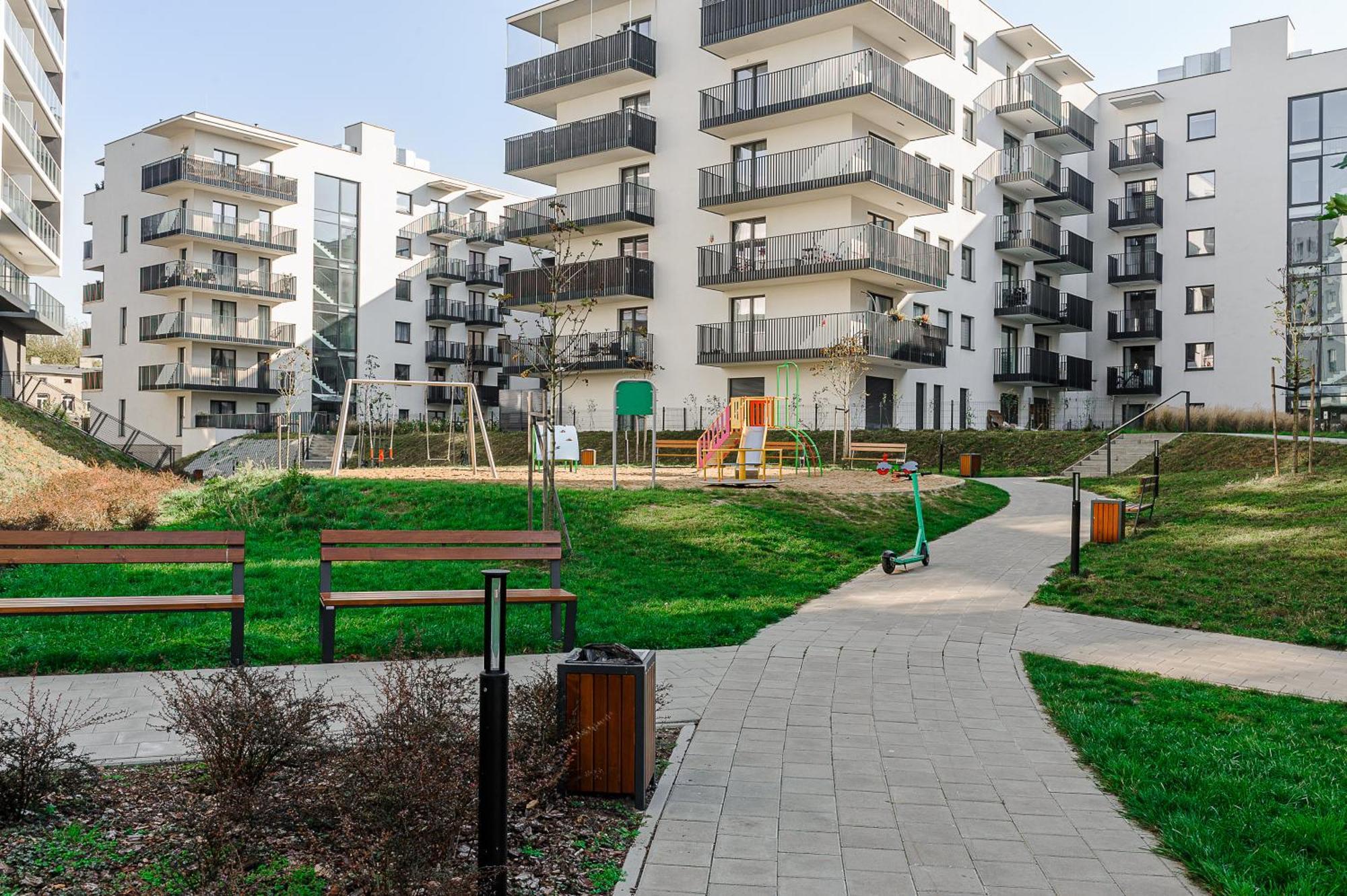 Lumina Stylish 3-Room Apart With Balcony Лодз Екстериор снимка